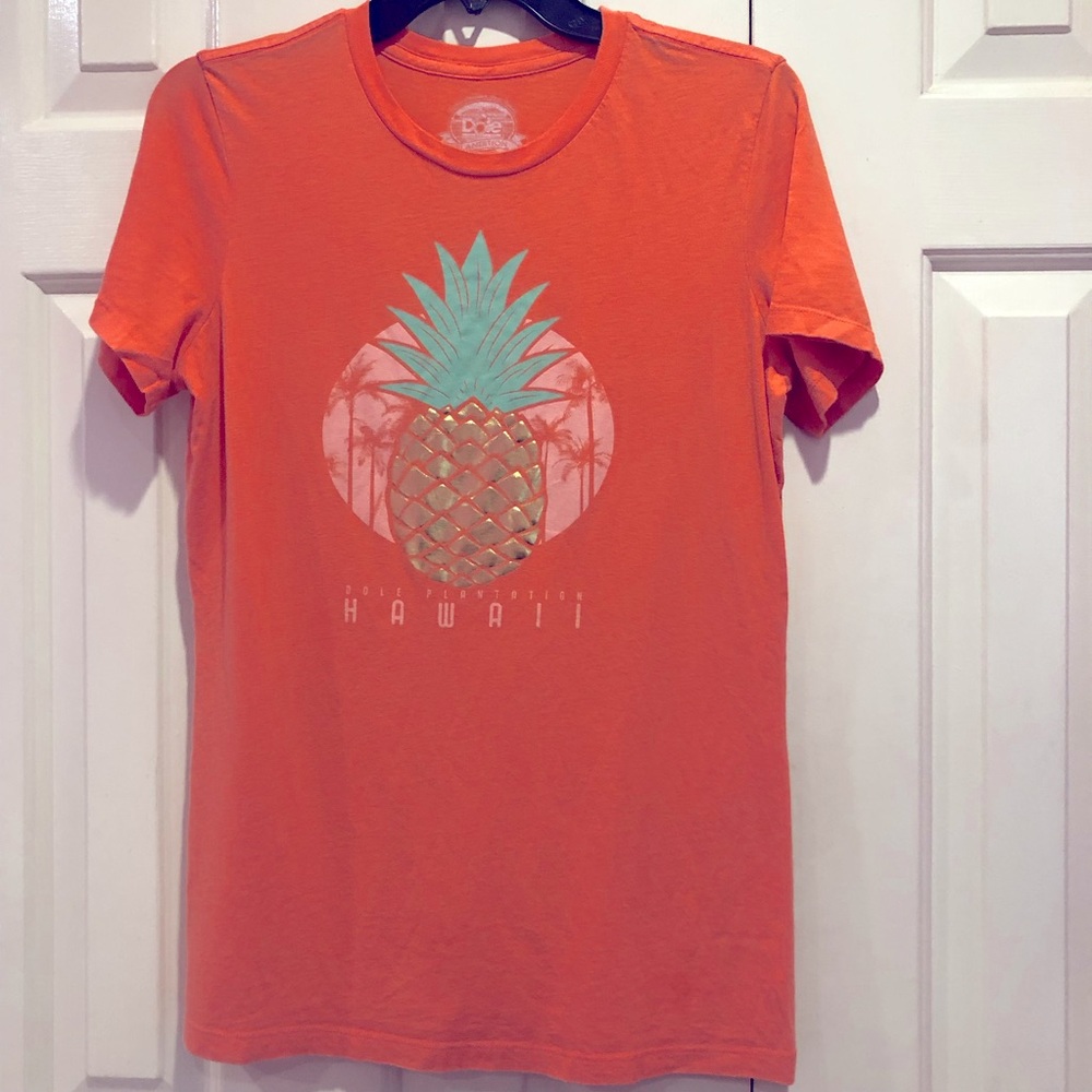 Dole Plantation Hawaii Orange T-Shirt Size XL